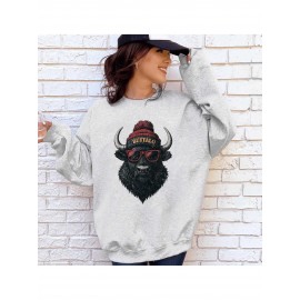 Buffalo Football Sweatshirt Game Day Shirt Buffalo Team Football Shirt Sunday Buffalo Vintage 90s Style Sport Shirt Buffalo Football