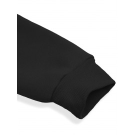 Men's Motivational Hoodie, Red Comfortable Streetwear Sweatshirt, 