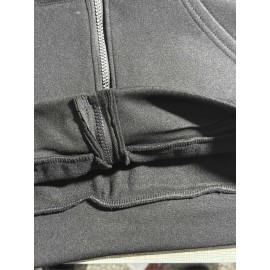 Men'S Windproof Full-Zip Hooded Jacket with Detachable Balaclava - Heavy-Duty Full-Zip Front, Loose Fit Casual Winter Coat, Geometric Pattern Hoodie for Outdoor Activities & Casual Attire, Windproof & High Quality Design, Full-Zip Hooded Sweatshirt