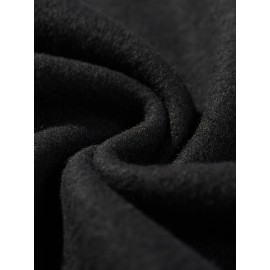 Men's Heavyweight Hoodie - 310g Blend Pullover Hooded Sweatshirt, Country Graphic Back Print, Machine Washable Streetwear for Fall Winter Spring - Black Hoodie for Men, Casual Wear, Statement Sweatshirt, Cozy Material, Long Sleeve Top, Casual Dressers