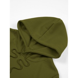 Men's Black Christmas Hooded Sweatshirt with Clark 