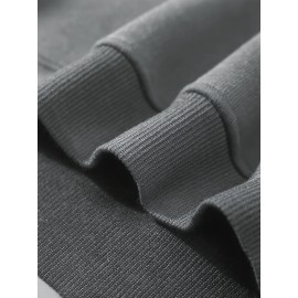 Men'S Funny Sarcastic Text Print Hooded Sweatshirt - 