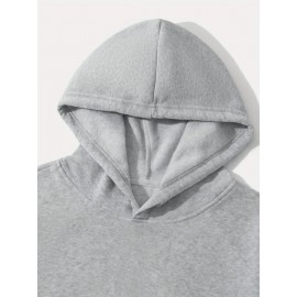 [Trendy Cartoon Hoodie] Trendy Casual Hoodie - Men's Cartoon Network Graphic Pullover, Blue Loose Fit Long Sleeve Hooded Sweatshirt with Vibrant Character Print, Comfortable All-Season Sweater Hoodie