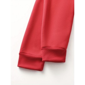 Men's Custom Photo/Text Hooded Sweatshirt - Personalized Logo & Photo Printing, Casual Loose Fit Pullover with Your Own Design, Machine Washable for Casual Attire, Events, Team Uniforms & Promotional Branding