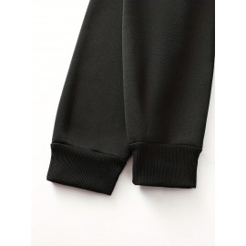 Men's Custom Photo/Text Hooded Sweatshirt - Personalized Logo & Photo Printing, Casual Loose Fit Pullover with Your Own Design, Machine Washable for Casual Attire, Events, Team Uniforms & Promotional Branding