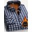 Men'S Heavyweight Plaid Long Sleeve Dress Shirt - Thick Winter Warm Button-Front Closure, Classic Pointed Collar, / Checkered Pattern, Formal & Everyday Office & Semi-Formal Wear, Durable & Comfortable for Cold Weather - Ideal for Middle-Aged & Elde