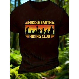 Men'S Youth Casual Print Crew Neck T-Shirt | Slight Stretch Fabric, Regular Fit, Ideal for Summer