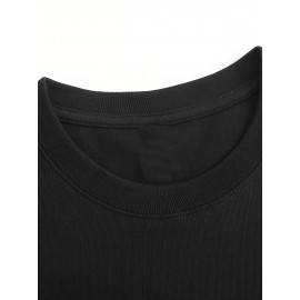 Men's Heavyweight 100% Cotton Pirate Graphic T-Shirt - Oversized Loose Fit Round Neck Short Sleeve, Bold Nautical Design with Pirate Ship & Treasure Chest Print, Breathable All-Season Casual & Themed Party Wear, Machine Washable (Ideal for Pirate Costumes & Everyday Outfits) - Men's Fashion Statement with Vibrant Pirate-Themed Print, Relaxed Fit for Summer & Year-Round Comfort