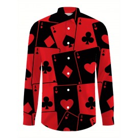 Turn- Collar Long Sleeve Shirt