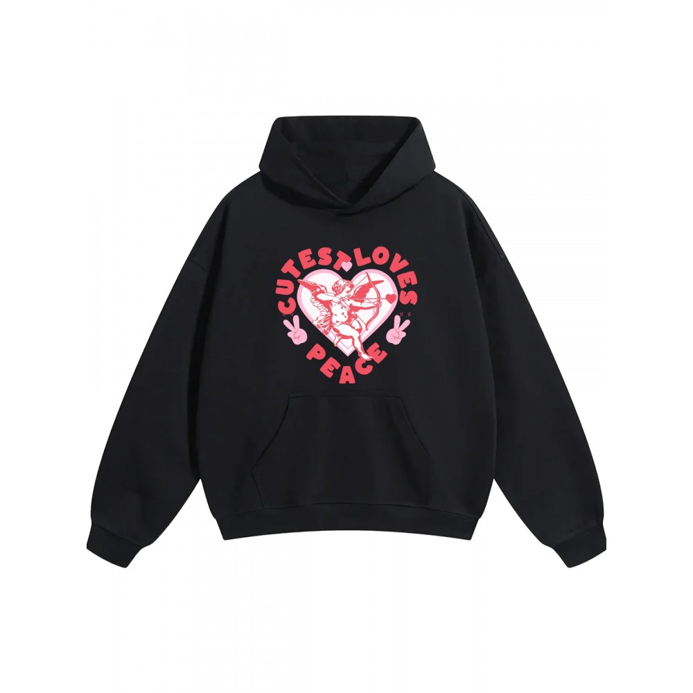 Men's Winter Warm Hooded Sweatshirt with 