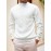 Men's Winter Warm Solid Color Turtleneck Sweater - High Neck Ribbed Pullover, Casual Winter Sweaters for Cold Weather, Versatile Layering Piece for Smart-Casual & Office Wear (Hand Washable)